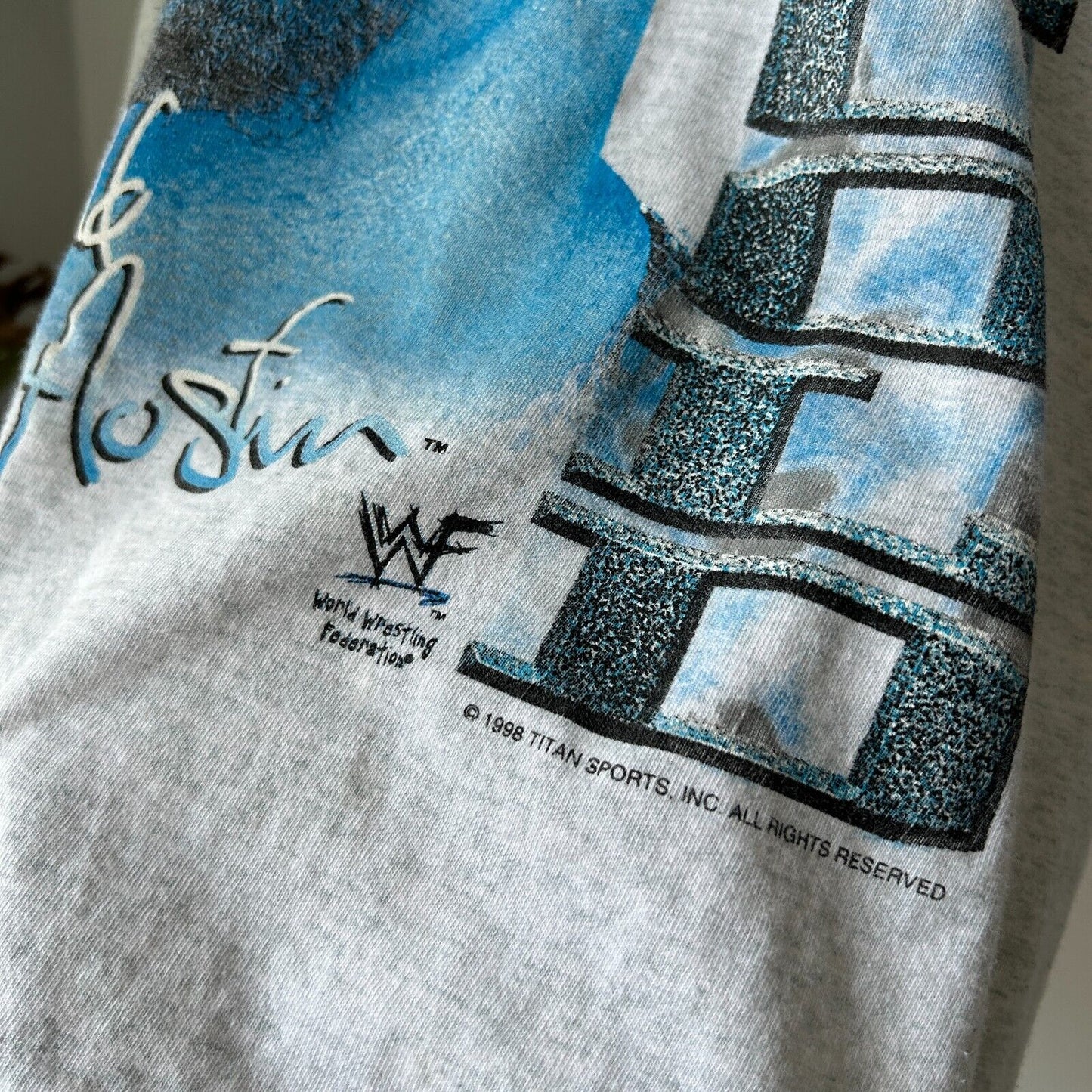 VINTAGE 1998 WWF | Stone Cold Steve Austin 3:16 Wrestling T-Shirt sz M Adult