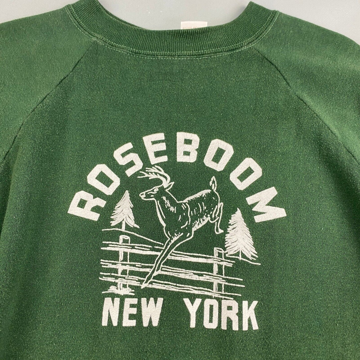 VINTAGE 70s/80s Roseboom New York Crewneck Sweater sz Large Adult Men