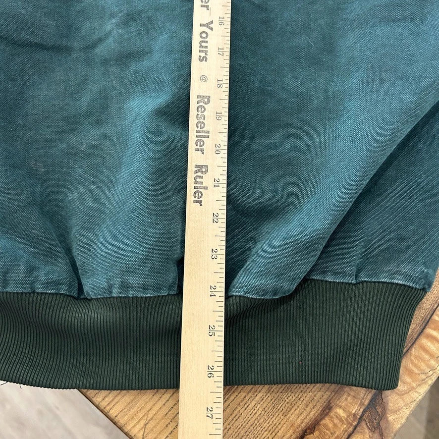 CARHARTT | 1990s Vintage Faded Green Hooded Arctic Active Jacket sz L
