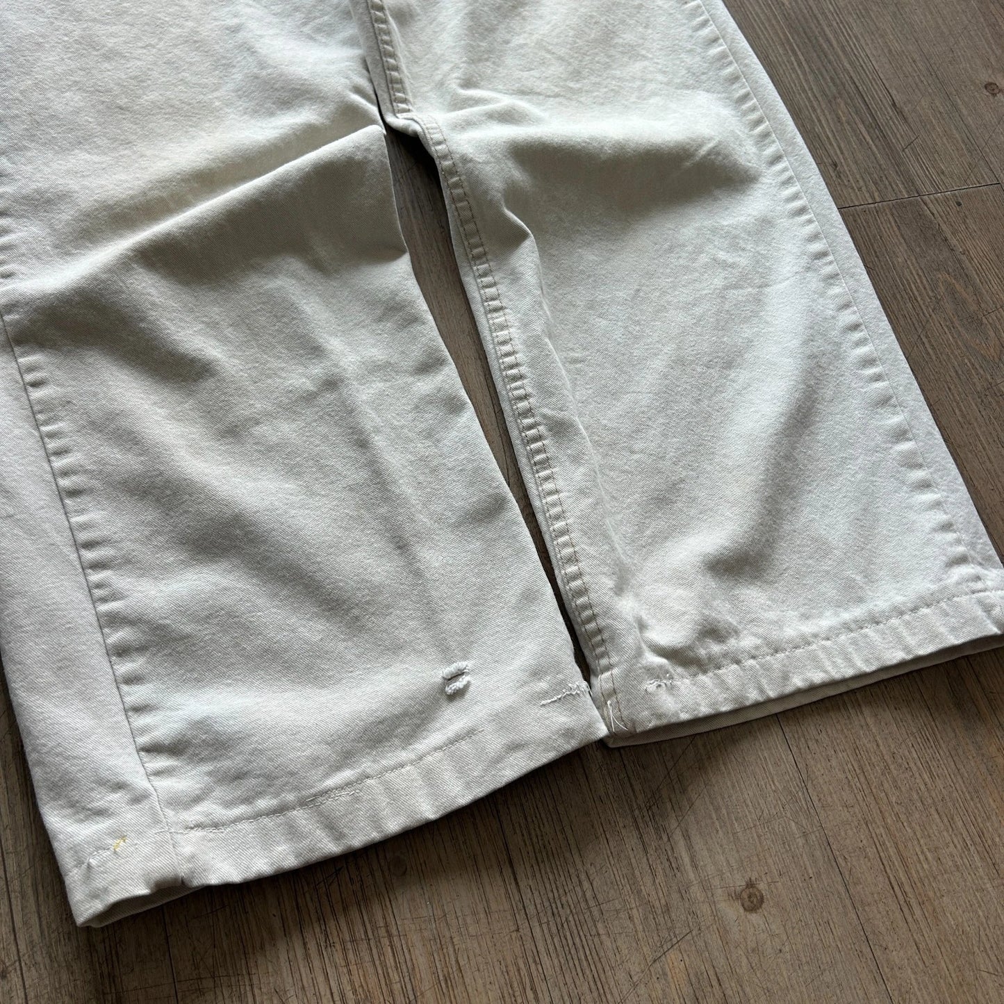 VINTAGE 90s | Levi's SilverTab Wide Leg Cream Baggy Jean Pants W30 L27