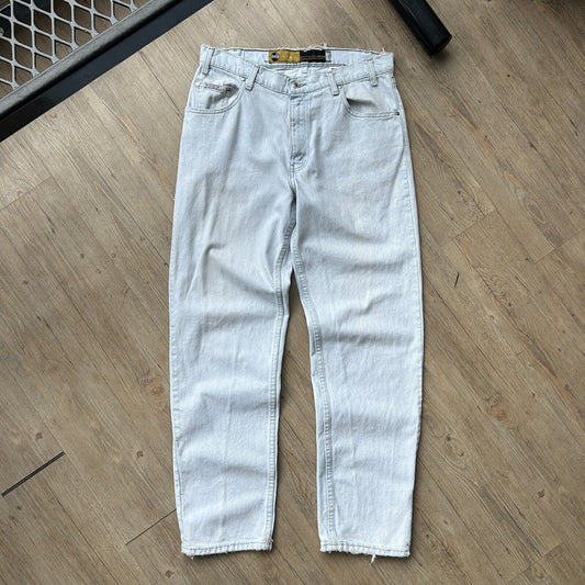 VINTAGE 90s | Levis Silver Tab Lean Tapered Denim Jeans Pants sz W33 L32