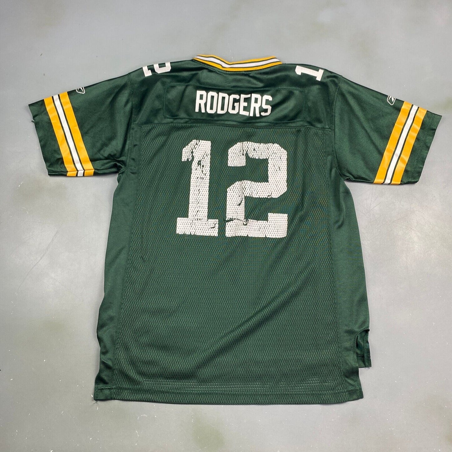 VINTAGE Green Bay Packers #12 Rodgers Football Jersey sz 40 Medium Men Adult