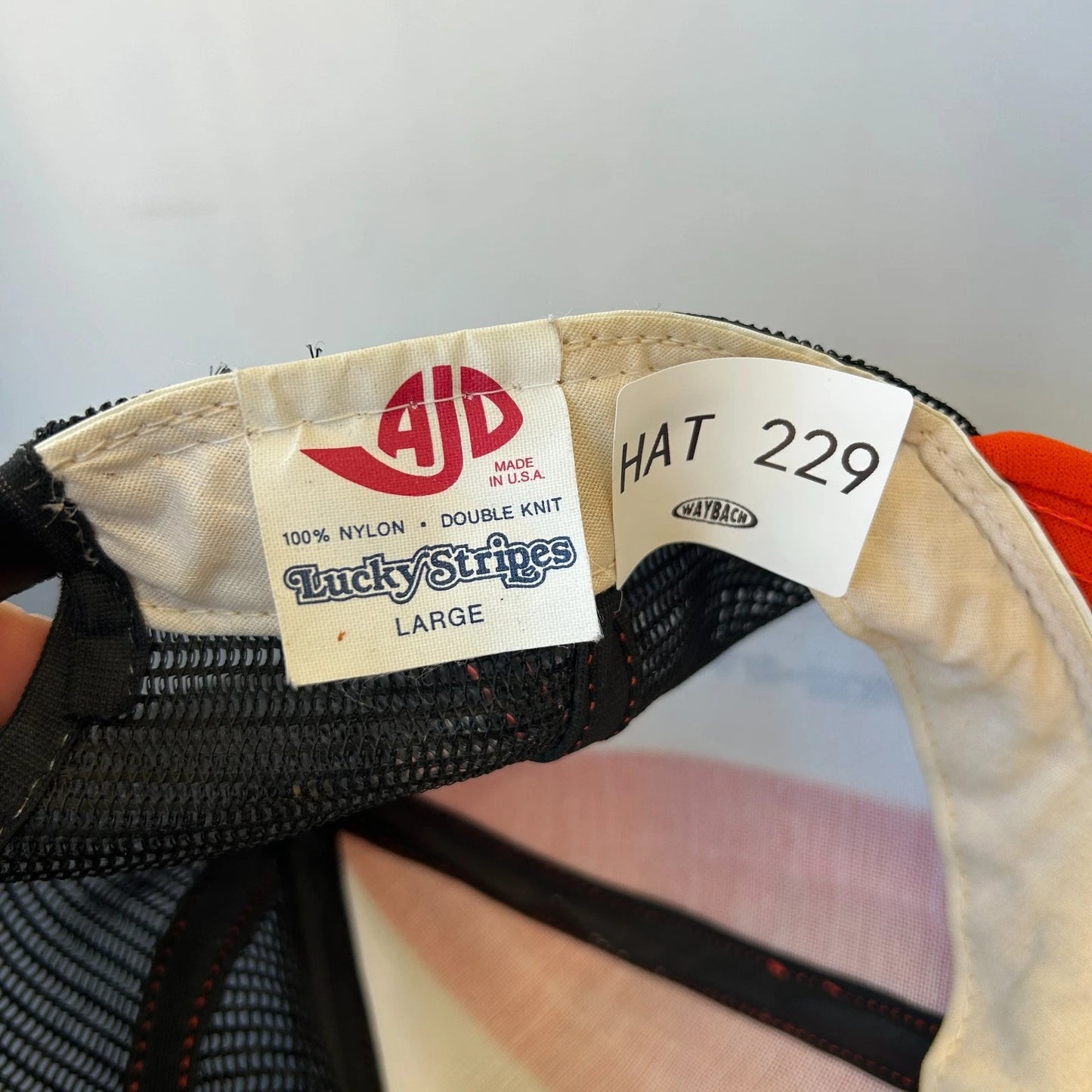 VINTAGE 80s 90s | Princeton Tigers Mesh Trucker Snapback Hat sz OS