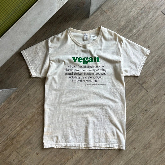 1990s | VEGAN Definition Organic Cotton USA Made T-Shirt sz M/L