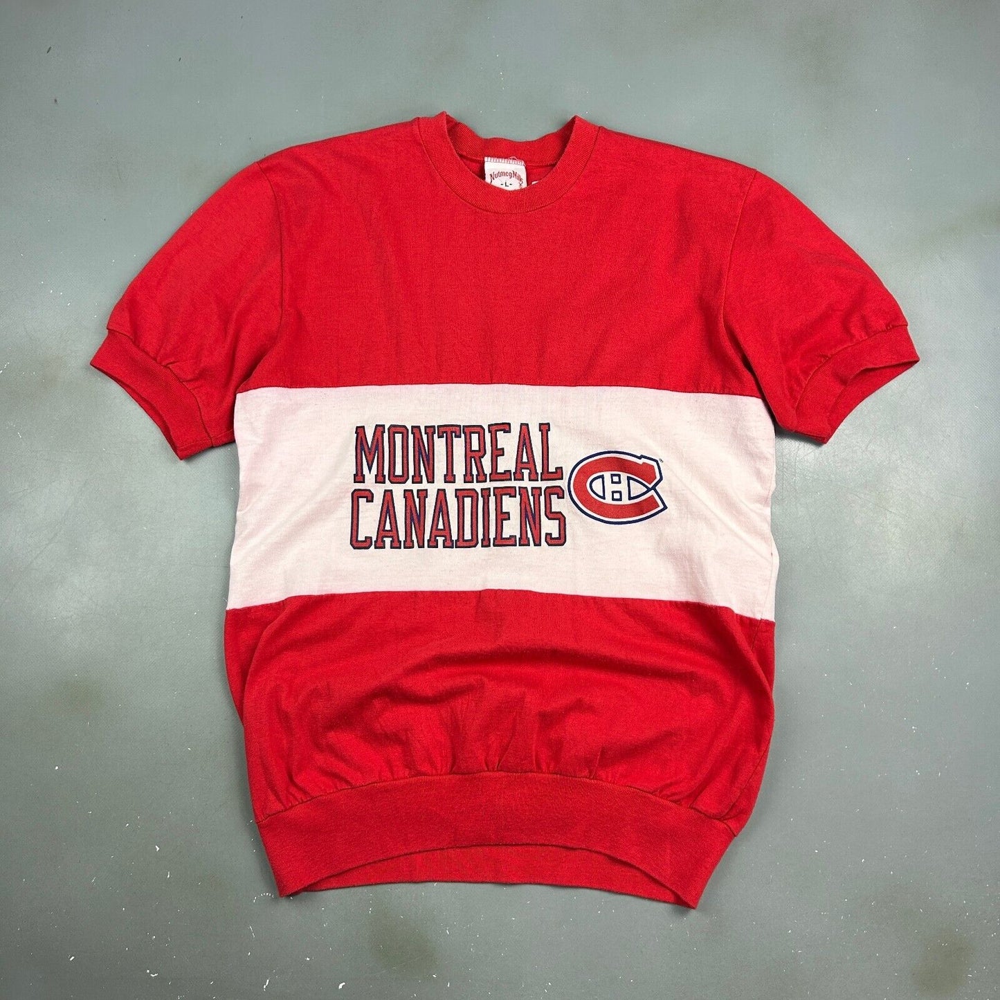 VINTAGE 90s | Montreal Canadian Hockey Jumper T-Shirt sz M Men Adult