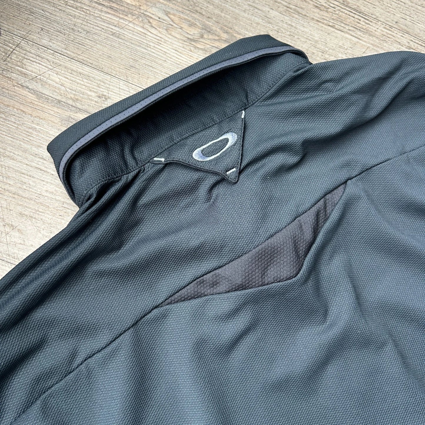OAKLEY | Technical 1/2 Button Down Golf Polo Shirt sz L
