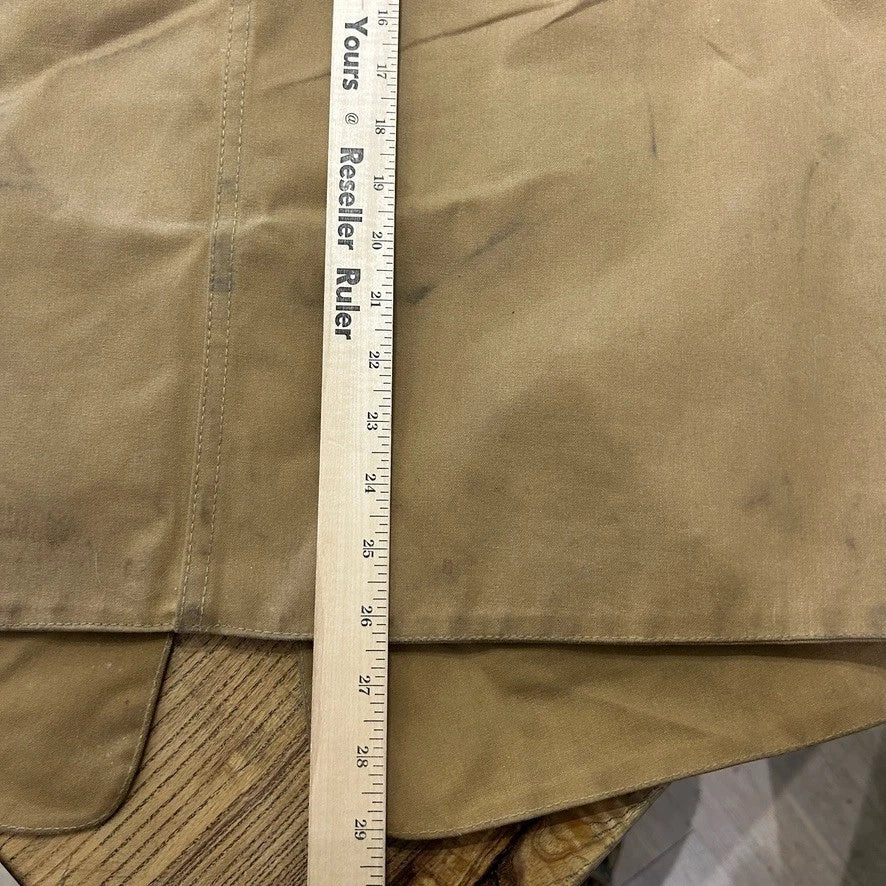 VINTAGE | FILSON Tin Cloth Half Moon Vest Jacket USA Made sz L