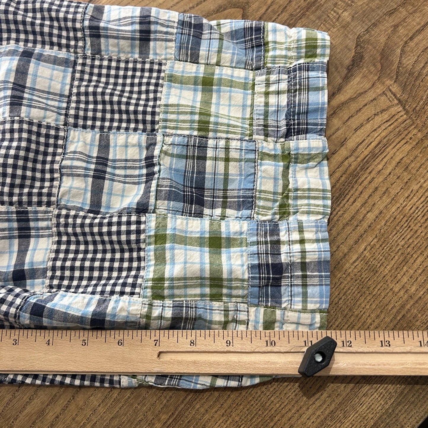 VINTAGE | Madras Plaid Loose Fit Y2K Shorts sz W33