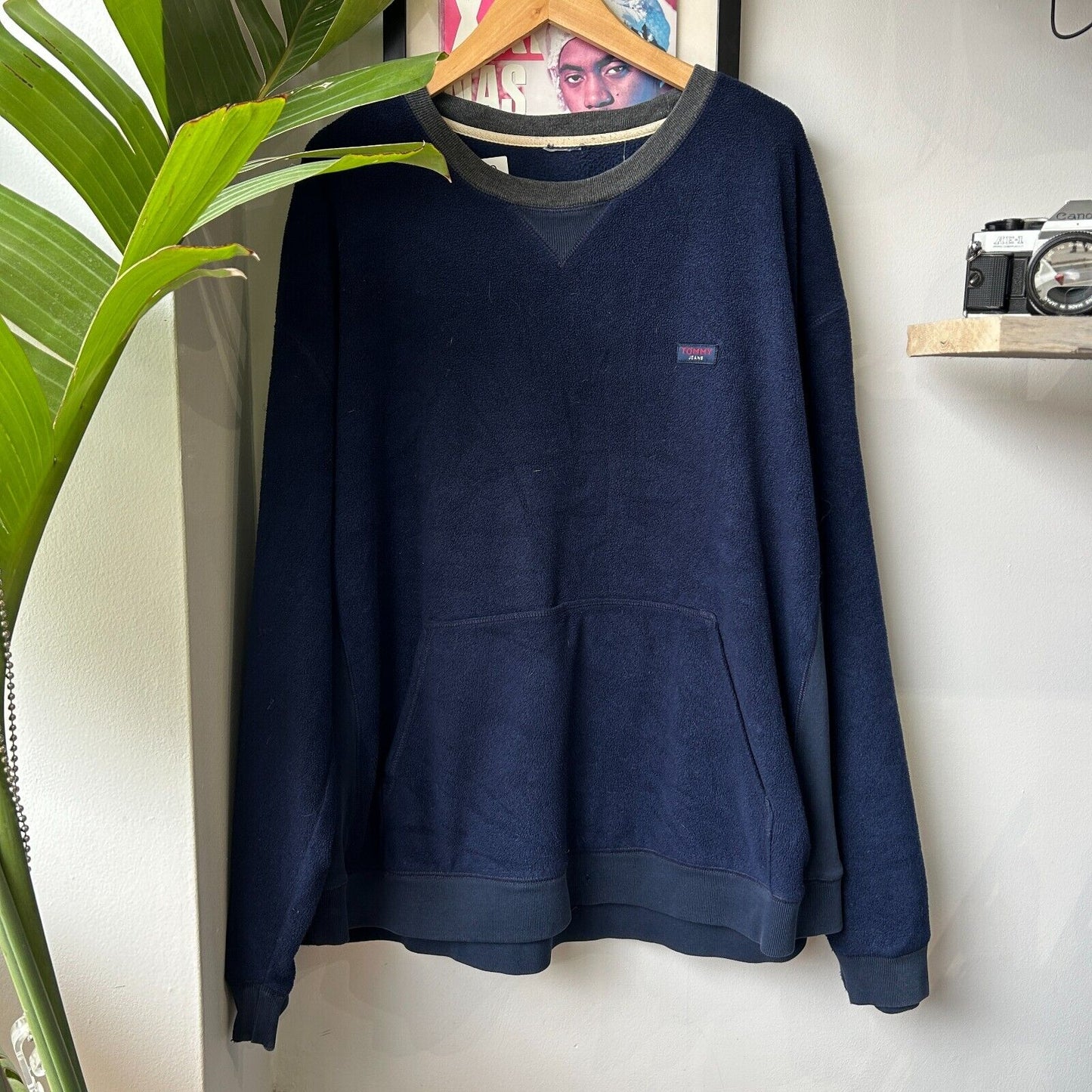 VINTAGE | Tommy Hilfiger Fleece Crewneck Tommy Jeans Sweater sz XL Adult