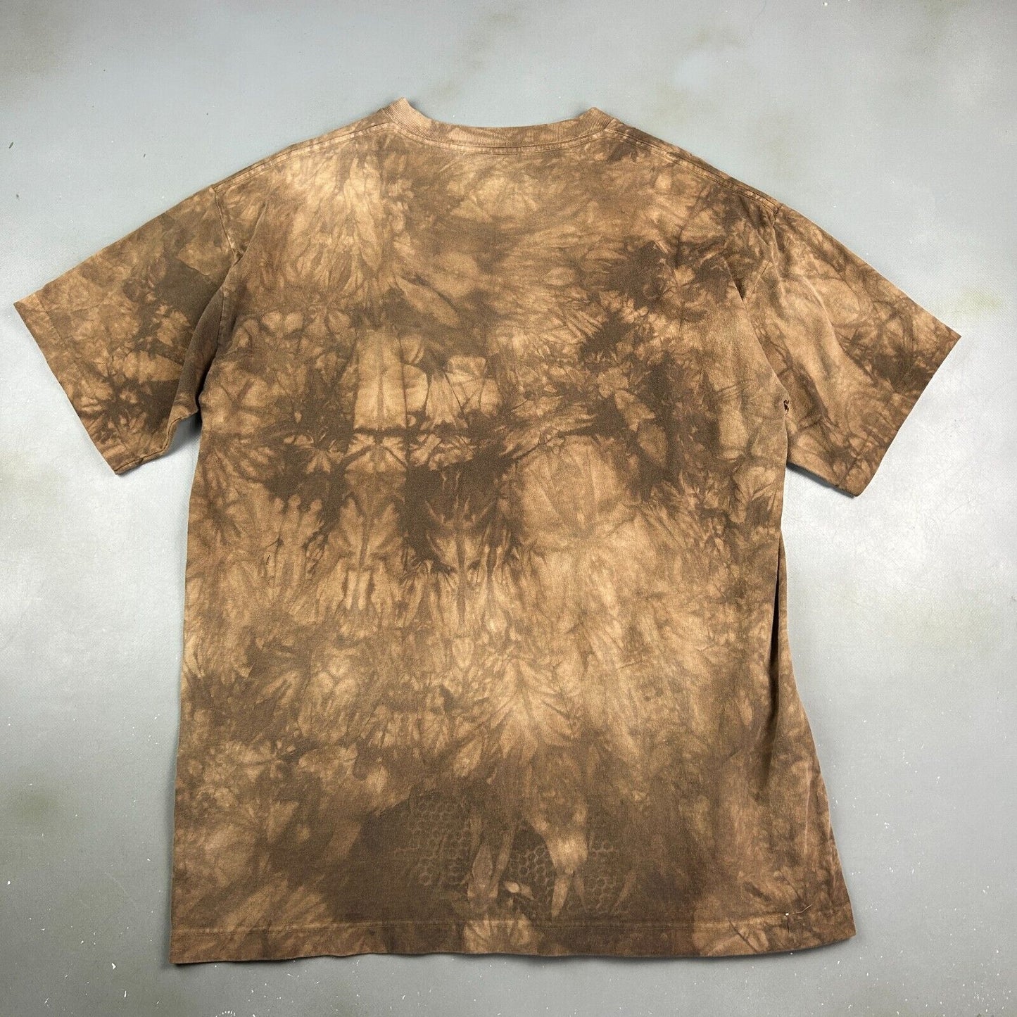 VINTAGE | The Mountain Turkeys Brown Tye Dye T-Shirt sz L Adult