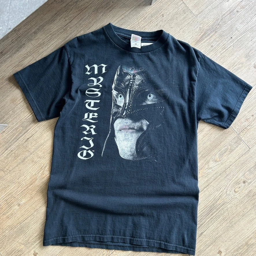 VINTAGE Y2k | Rey Mysterio WWE Wrestling T-Shirt sz M
