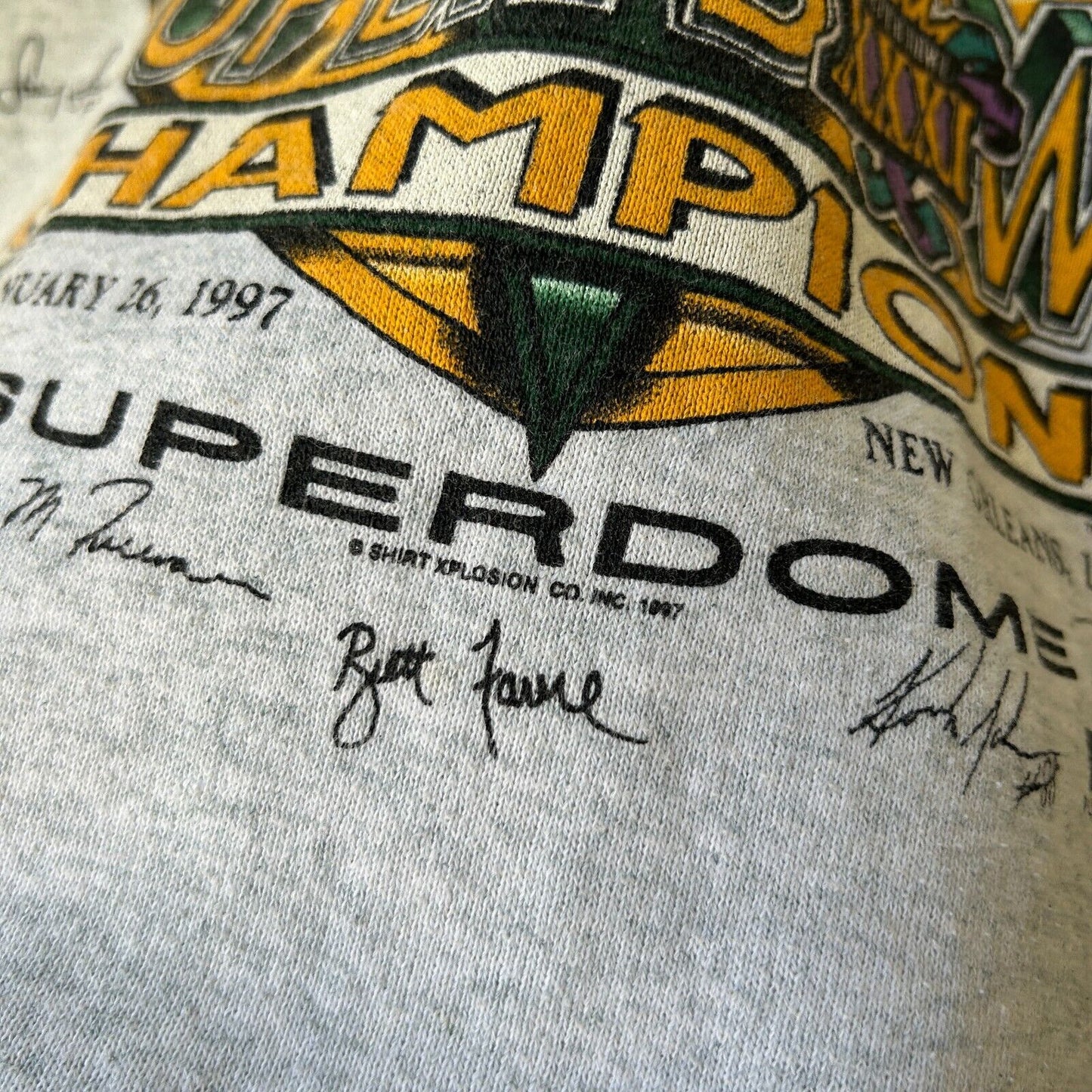 VINTAGE 1997 | Green Bay Packers NFL Super Bowl Champions Sweater sz XXL Adult