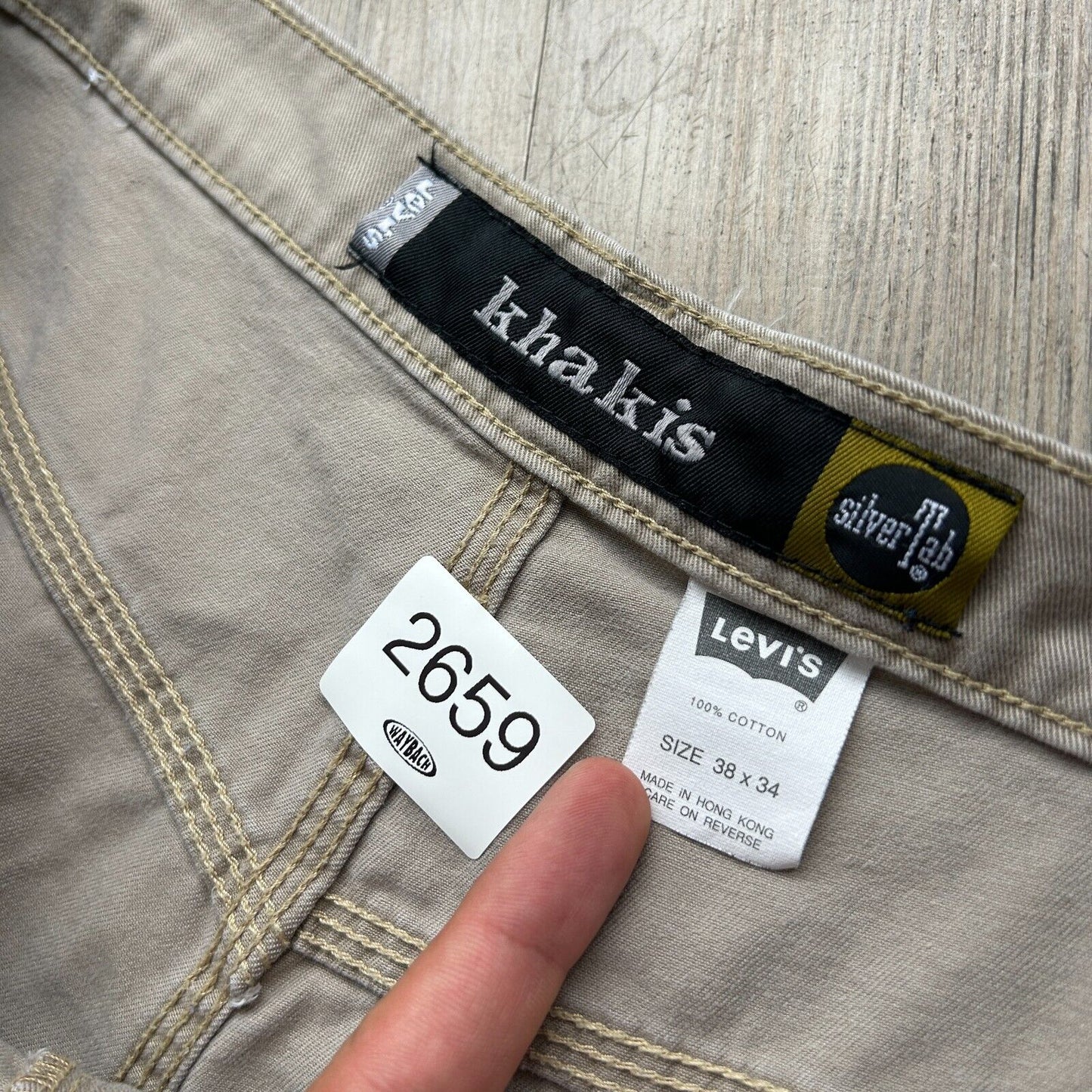 VINTAGE | Levis Silver Tab Workwear Baggy Khakis Pants sz W38 L34