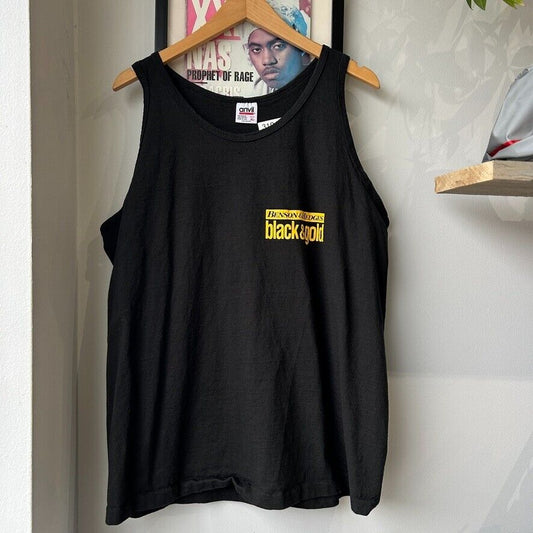 VINTAGE 90s | Benson & Hedges Black & Gold Tank T-Shirt sz L