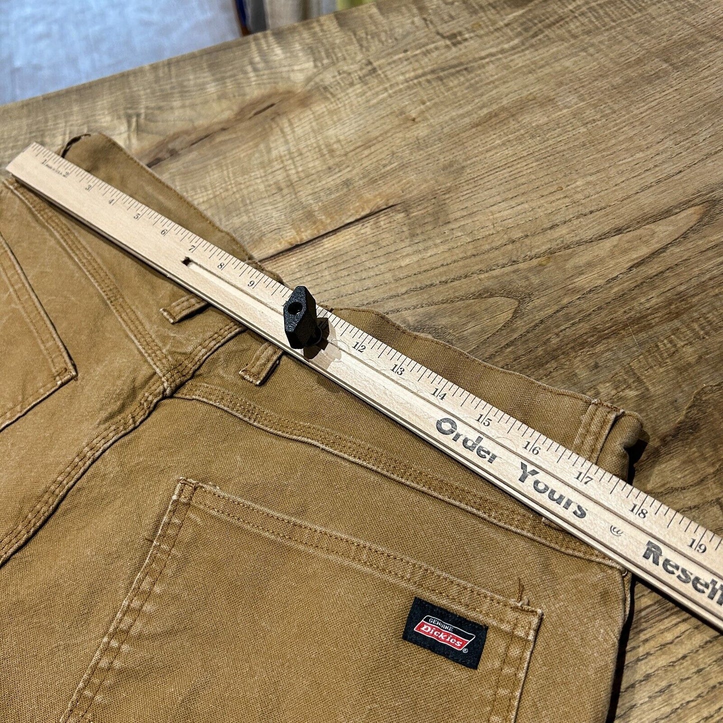 VINTAGE 90s | DICKIES Faded Tan Workwear Carpenter Pants sz W36 L32