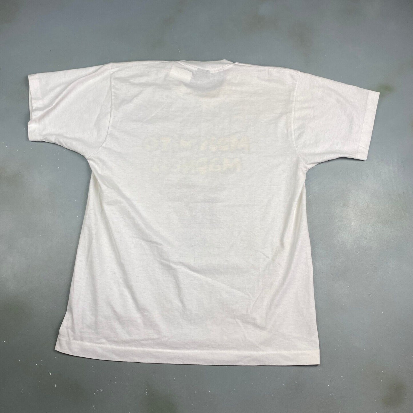 VINTAGE 90s Mosquito Madness Minnesota White T-Shirt sz Medium Men Adult