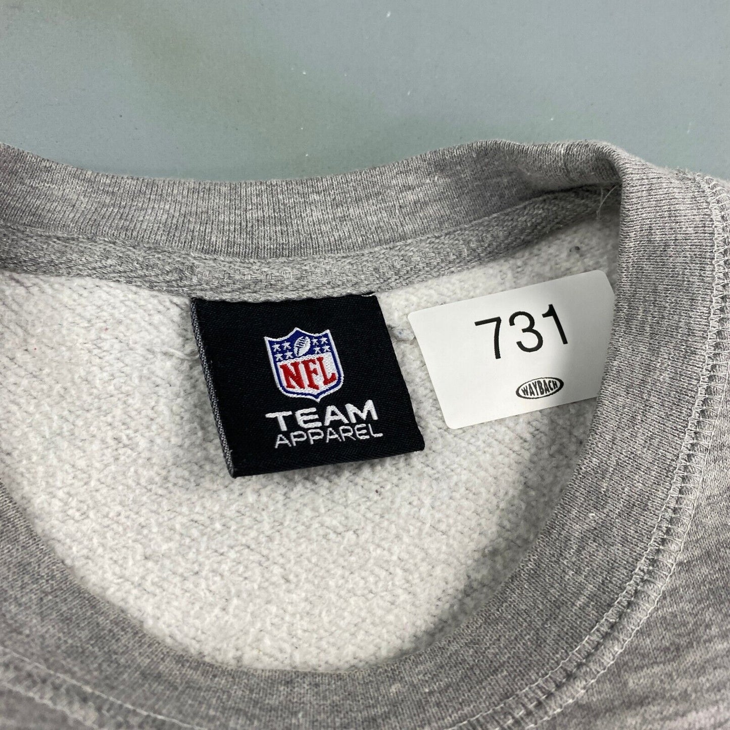 VINTAGE NFL Pittsburgh Steelers Grey Logo Crewneck Sweater sz Medium Mens Adult