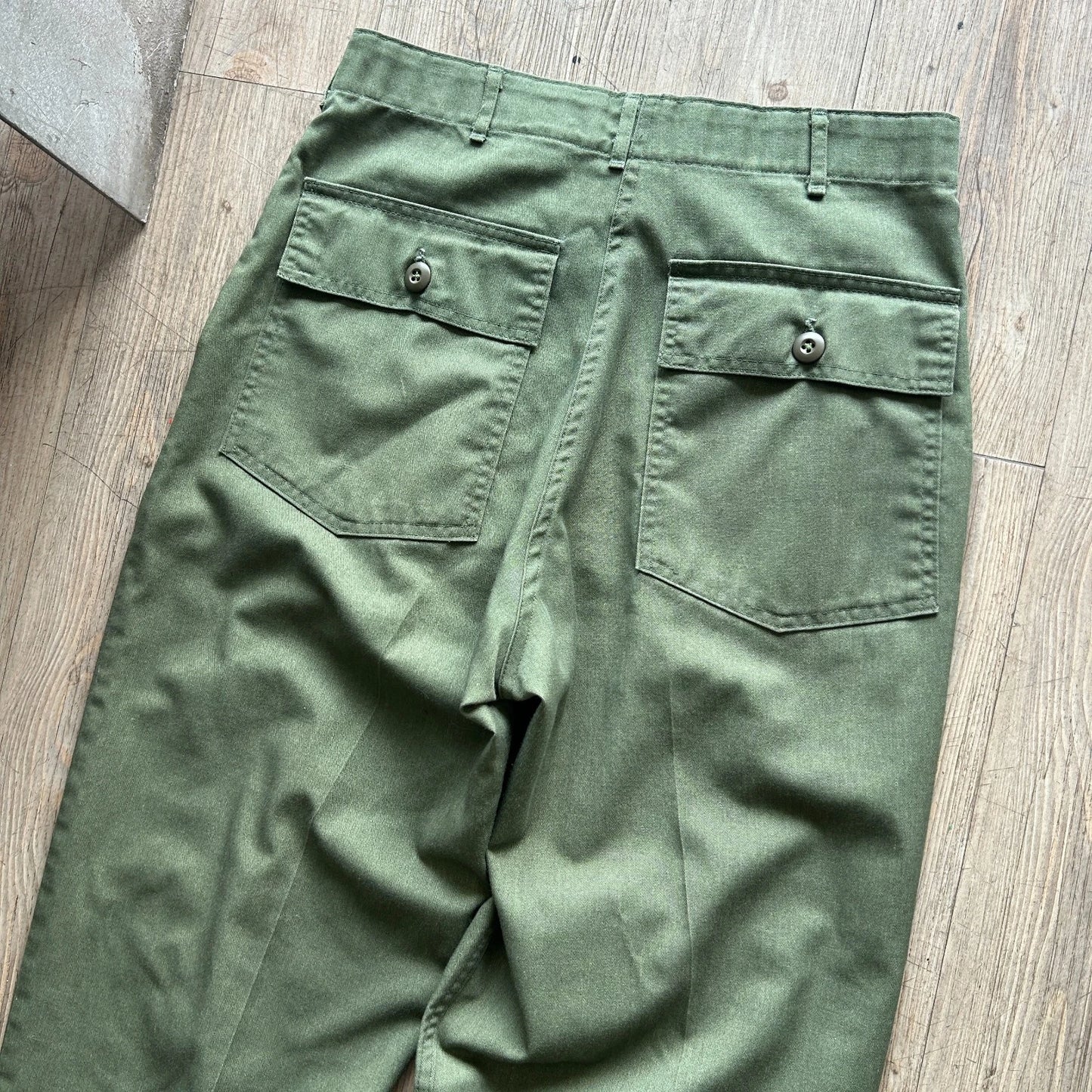VINTAGE 80s 90s | OG-507 Trousers Army Combat Pants W31 L31