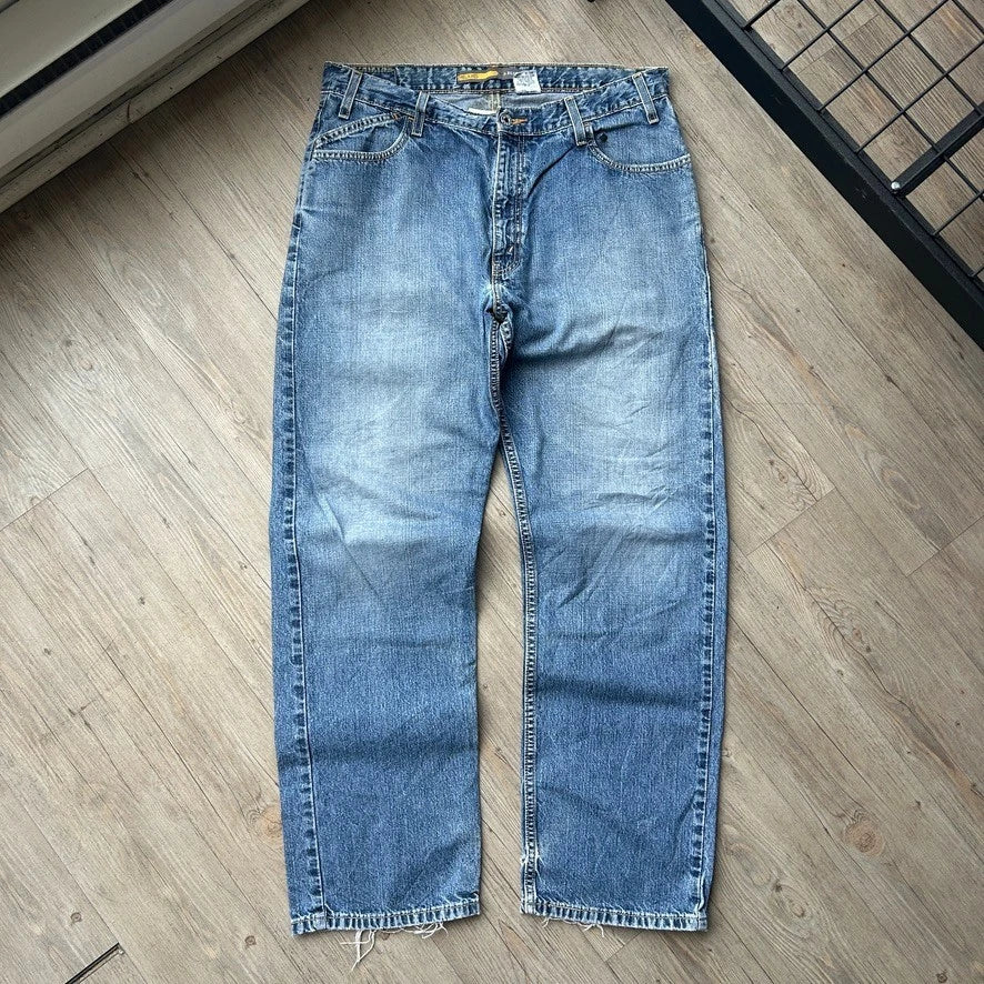 VINTAGE | Levis SilverTab Faded Blue Relaxed Denim Pants sz W35 L32
