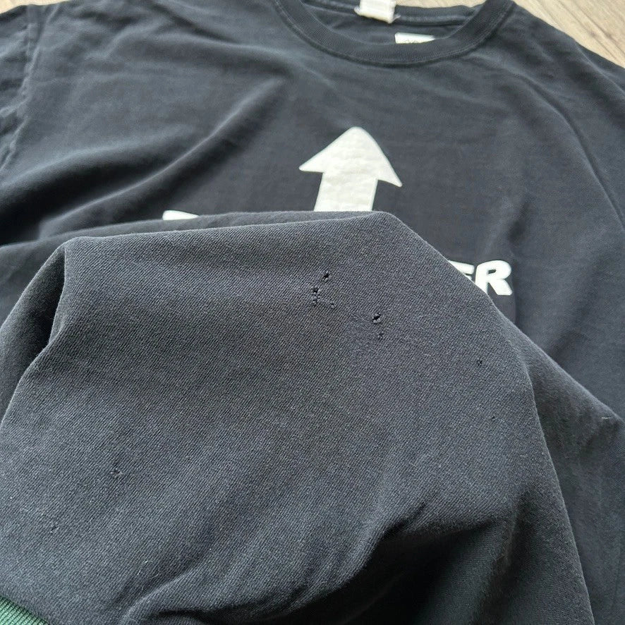 VINTAGE | Two-Seater Faded Thrashed T-Shirt sz XL