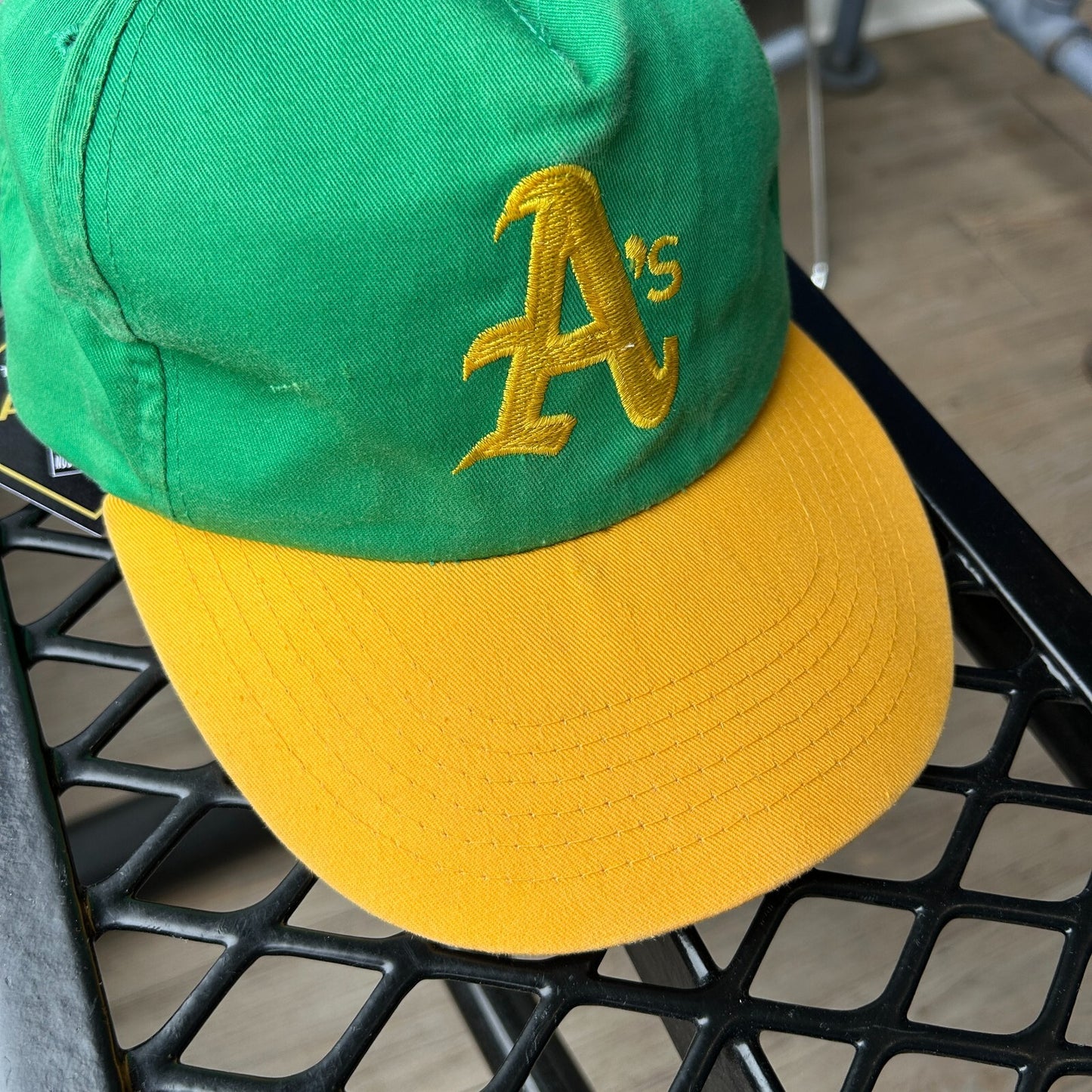 VINTAGE 80s 90s | Oakland Athletics Baseball Snapback Hat sz OS