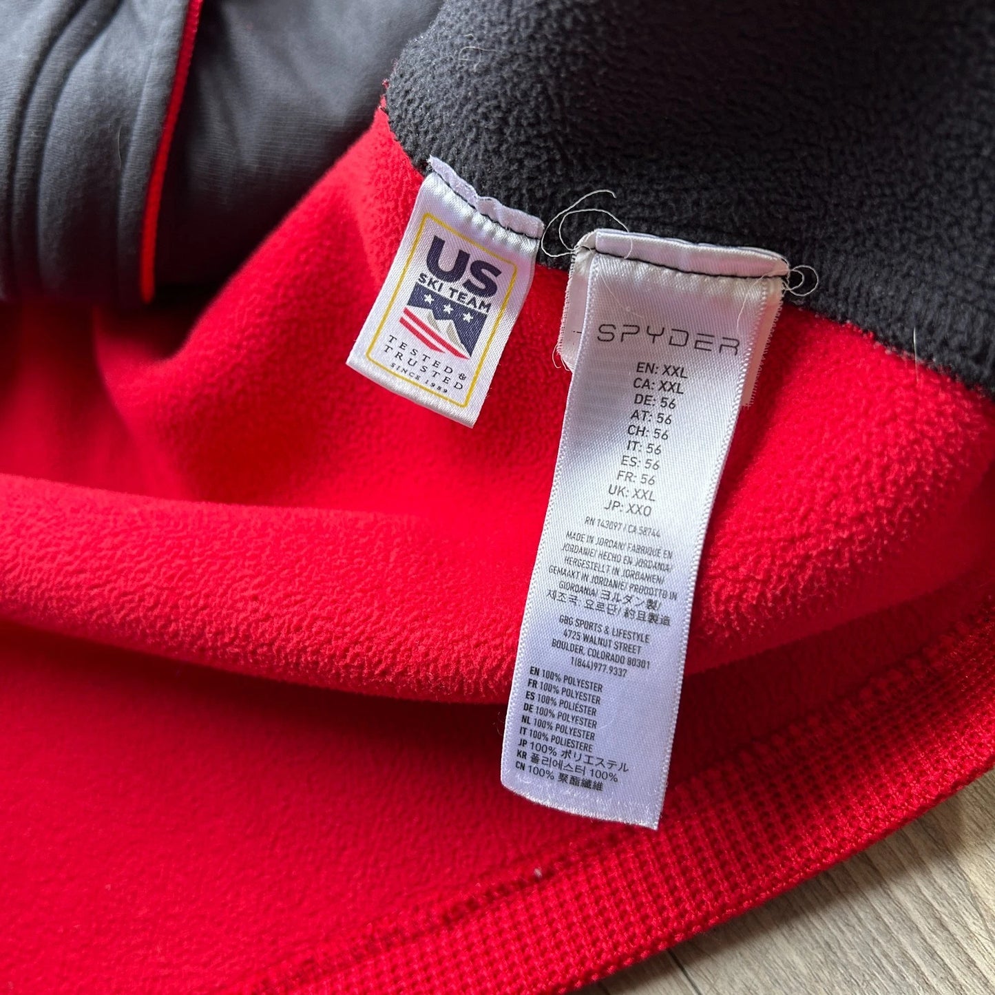 VINTAGE | Spyder Thermal Fleece Mid Layer Jacket sz 2XL