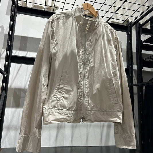VINTAGE | VALENTINO Jeans Cream Blouson Light Jacket sz L 54