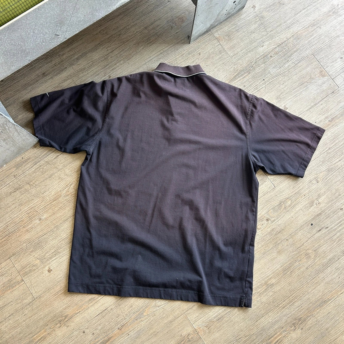 1990s - Y2k | NIKE Golf Sun Faded Black Dri-Fit Polo Shirt sz L/XL