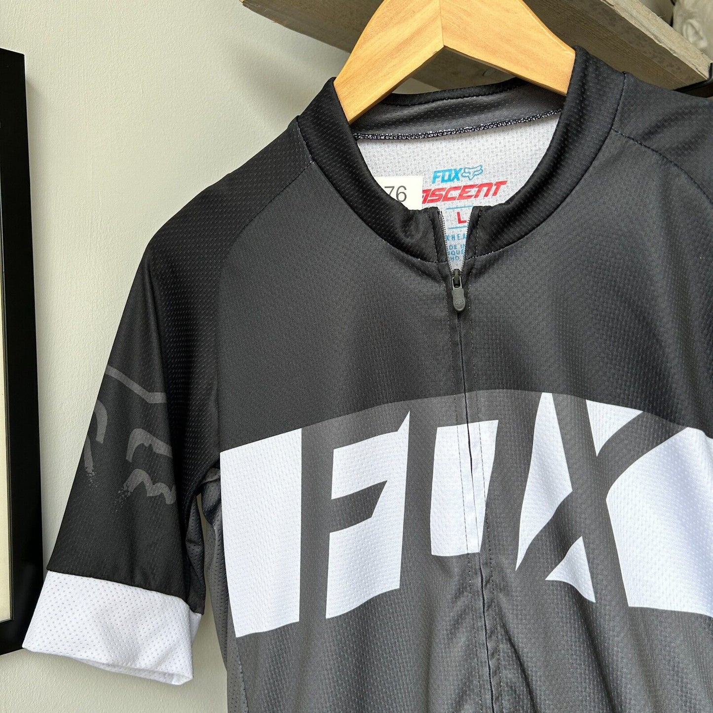 VINTAGE | FOX Cycling Bike Jersey sz L