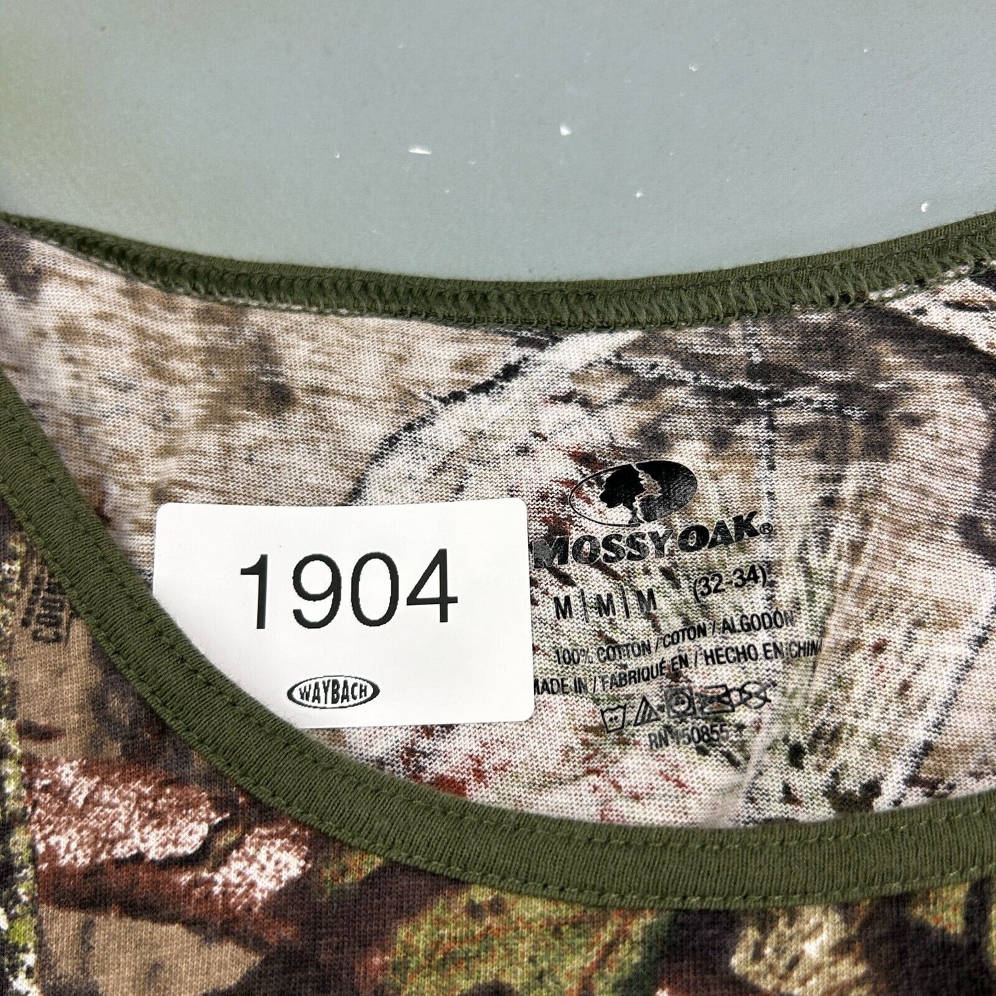 VINTAGE | Mossy Oak Tree Camo Tank Sleeveless T-Shirt sz M Adult
