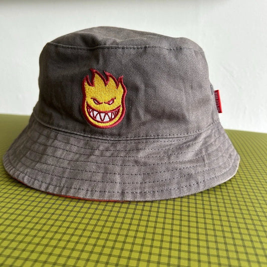 VINTAGE | SPITFIRE Reversible Get Lit Bucket Hat sz OS