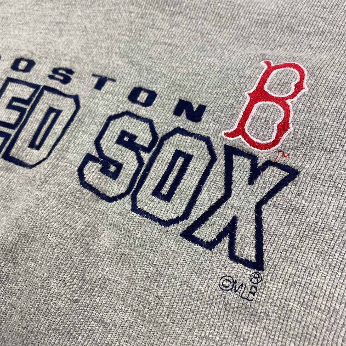 VINTAGE Boston Red Sox Embroidered MLB T-Shirt sz L Youth