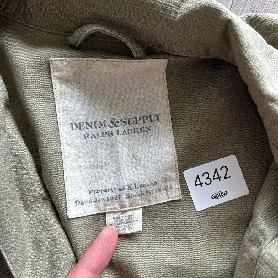 Vintage Y2k | Denim & Supply Ralph Lauren OG 107 Military Field Jacket sz S