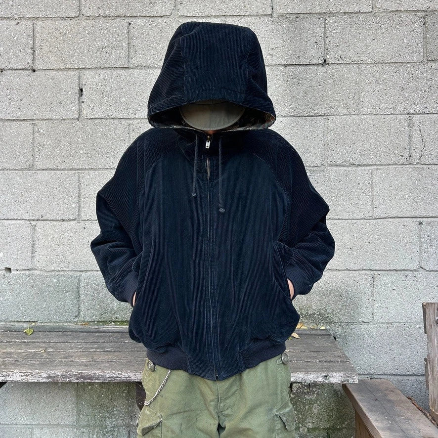 VINTAGE 80s | Issey Miyake I.S. Chisato Tsumori Reversible Hooded Jacket sz 9