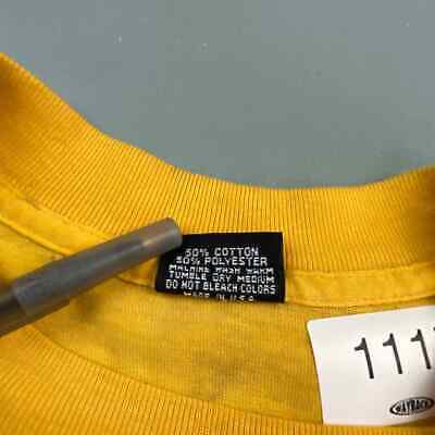 VINTAGE 90s Hunters Make Better Lovers Faded Yellow T-Shirt sz XL Men Adult