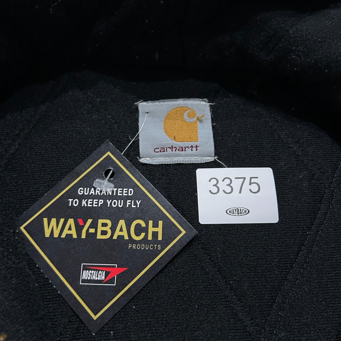 VINTAGE | Carhartt Black Hooded Active Jacket sz S/M