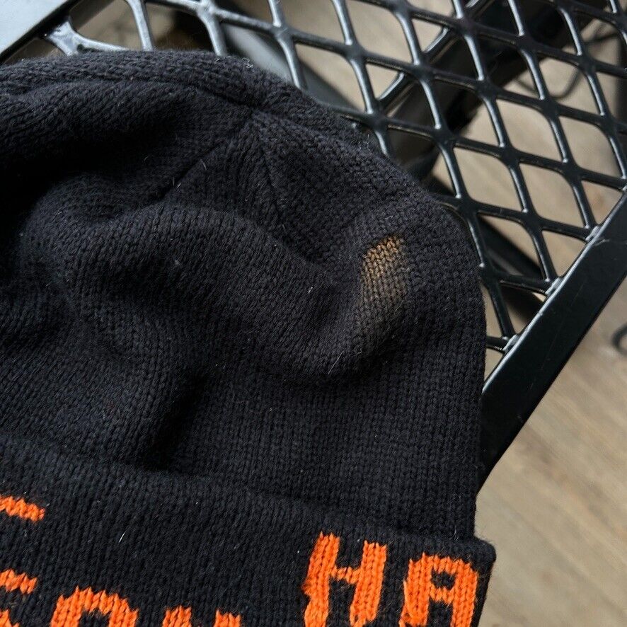 Vintage 90s | Harley Davidson Biker Beanie HAT sz OS