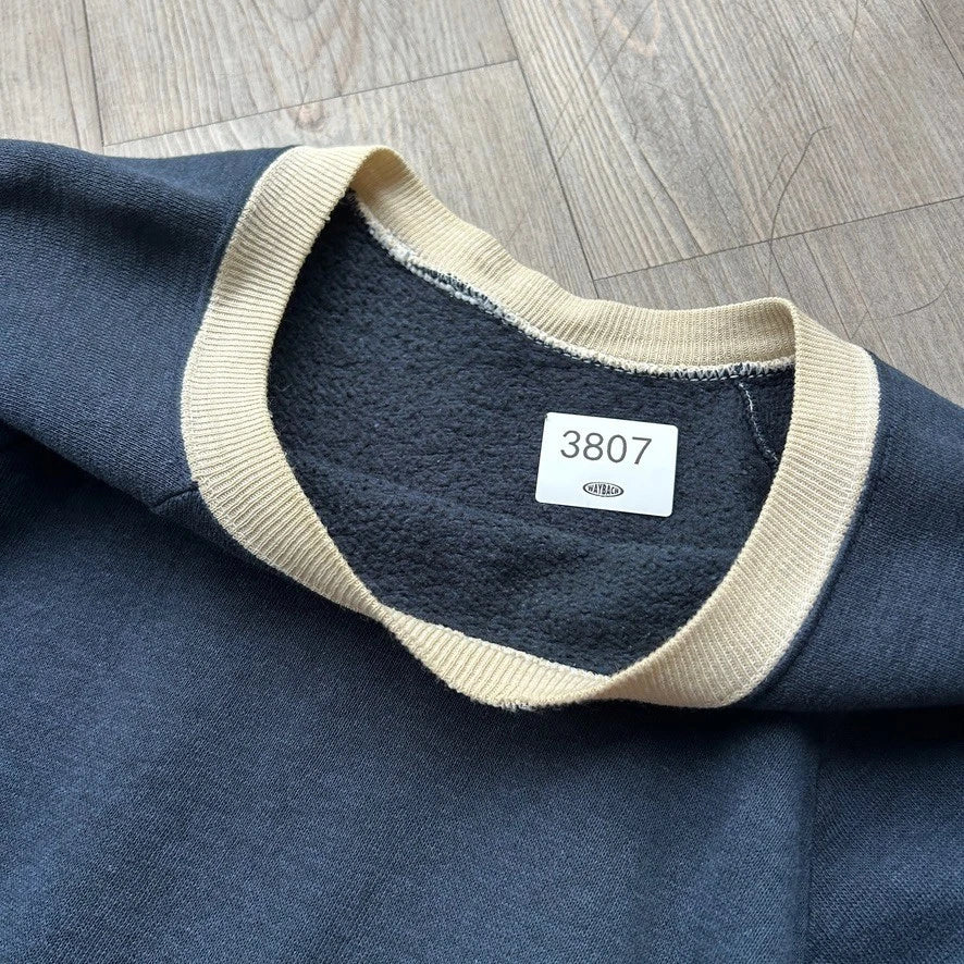 VINTAGE 70s | Blank Athletic Faded Raglan Crewneck Sweater sz S/M