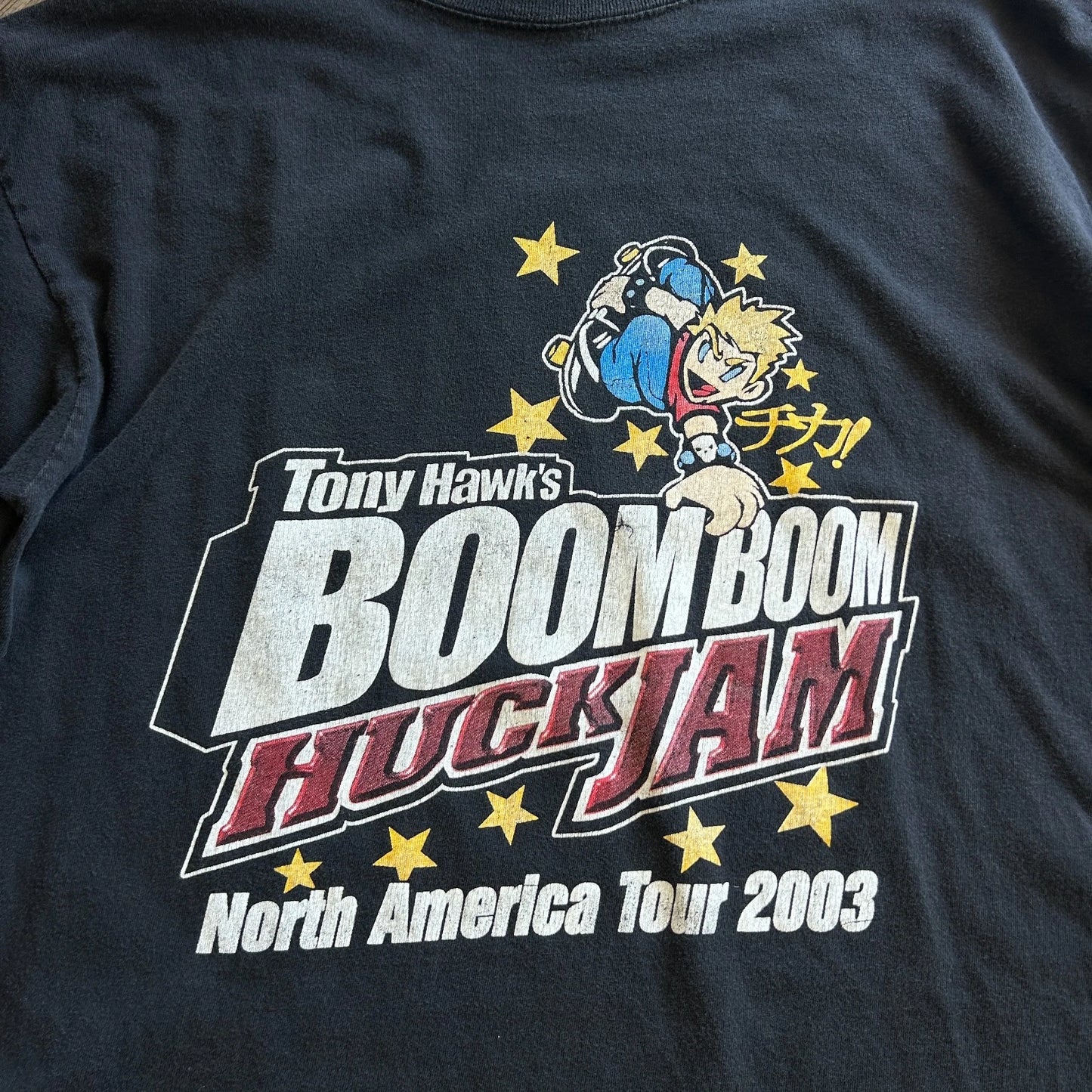 VINTAGE Y2k | Tony Hawk's Boom Boom Huck Jam 2003 Tour Skate T-Shirt sz L