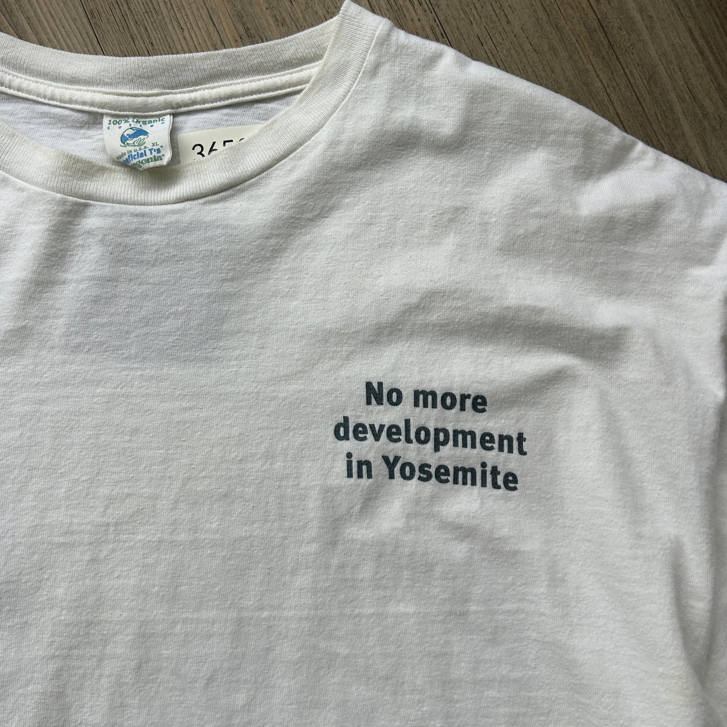 VINTAGE 80s | Patagonia Beneficial T's No More Development Yosemite T-Shirt XL