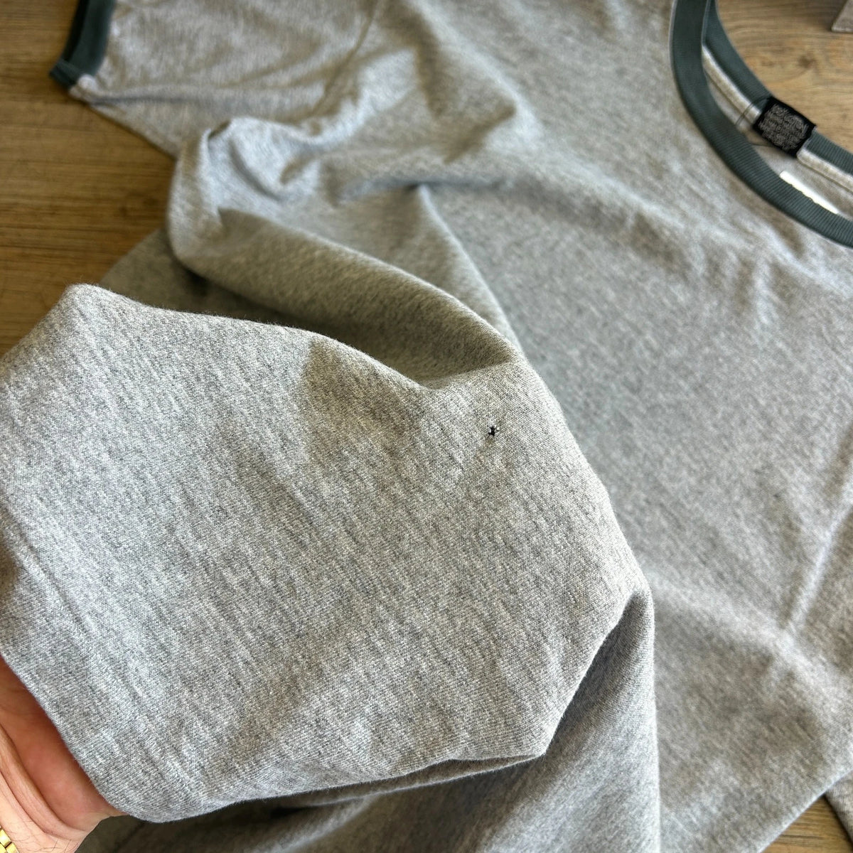 STUSSY All-Stars | 1990s Vintage Blank Ringer T-Shirt sz M/L