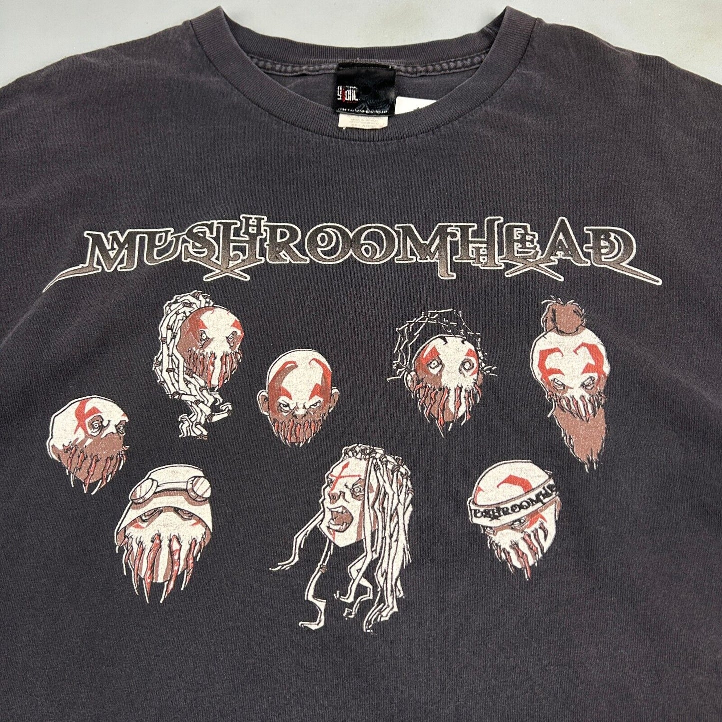 VINTAGE | MUSHROOMHEAD Metal Black Giant Band T-Shirt sz XXL Adult