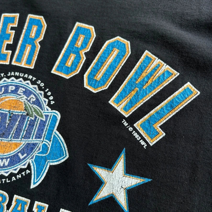 VINTAGE 1994 | NFL Super Bowl Football Budweiser T-Shirt sz L/XL