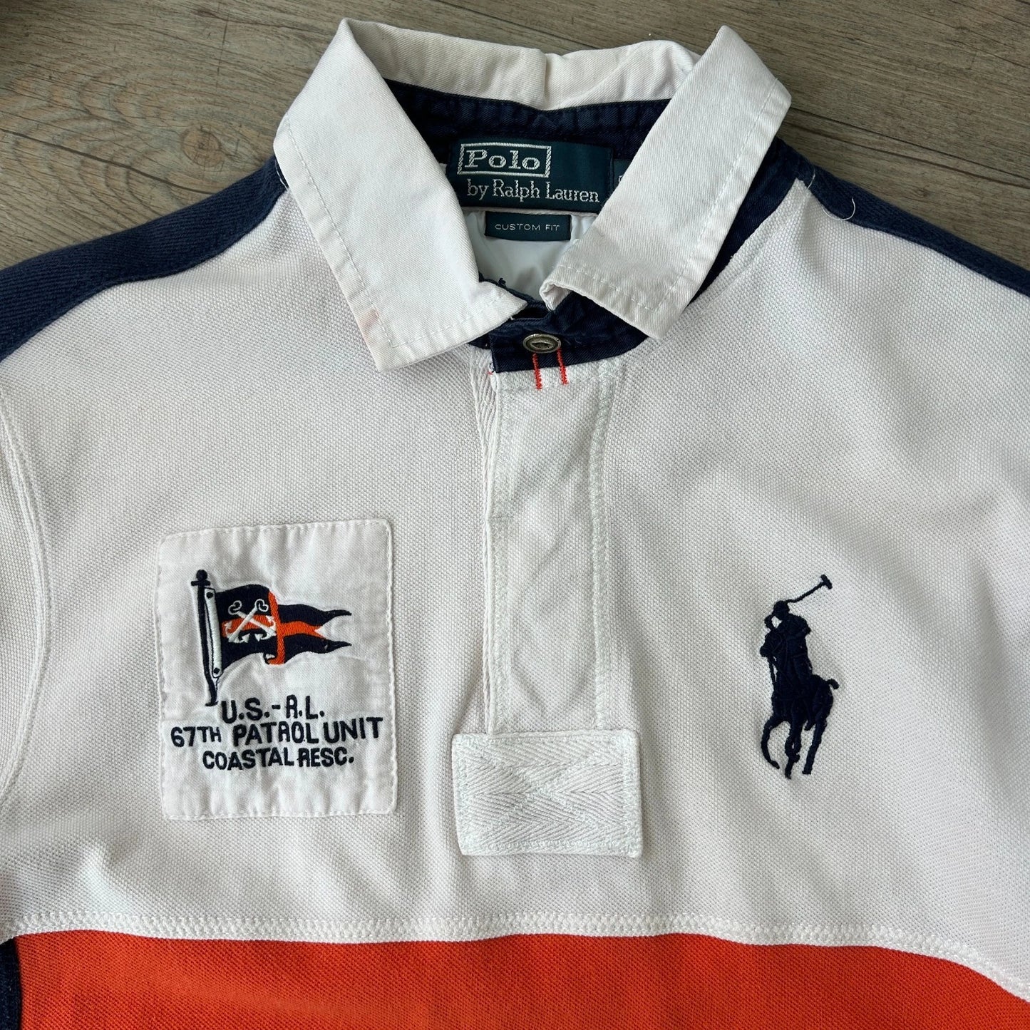VINTAGE Y2k | Ralph Lauren Big Pony Coastal Resc. Polo Shirt sz S