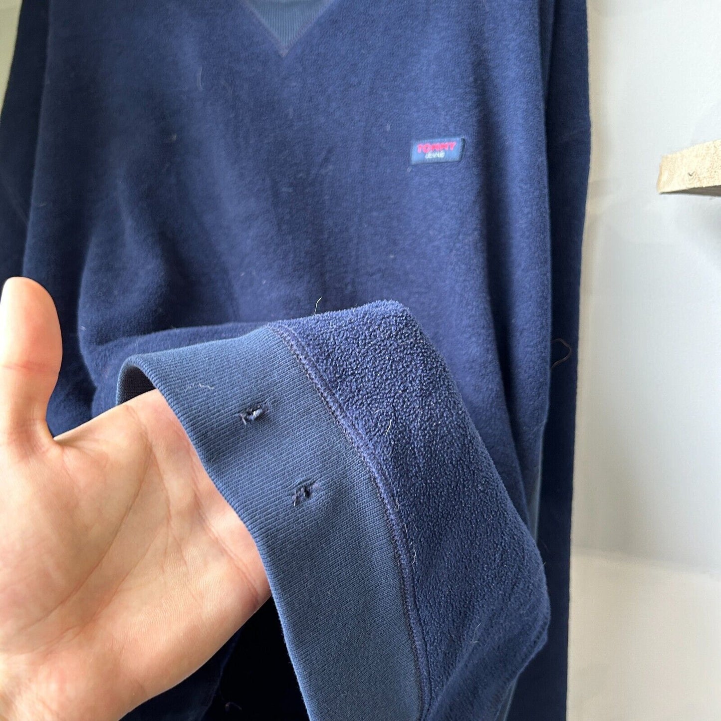VINTAGE | Tommy Hilfiger Fleece Crewneck Tommy Jeans Sweater sz XL Adult