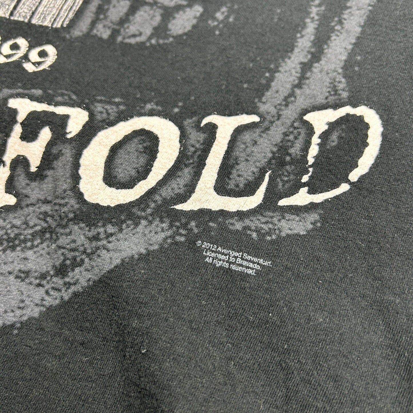 AVENGED SEVENFOLD Metal Black Band T-Shirt sz M Adult