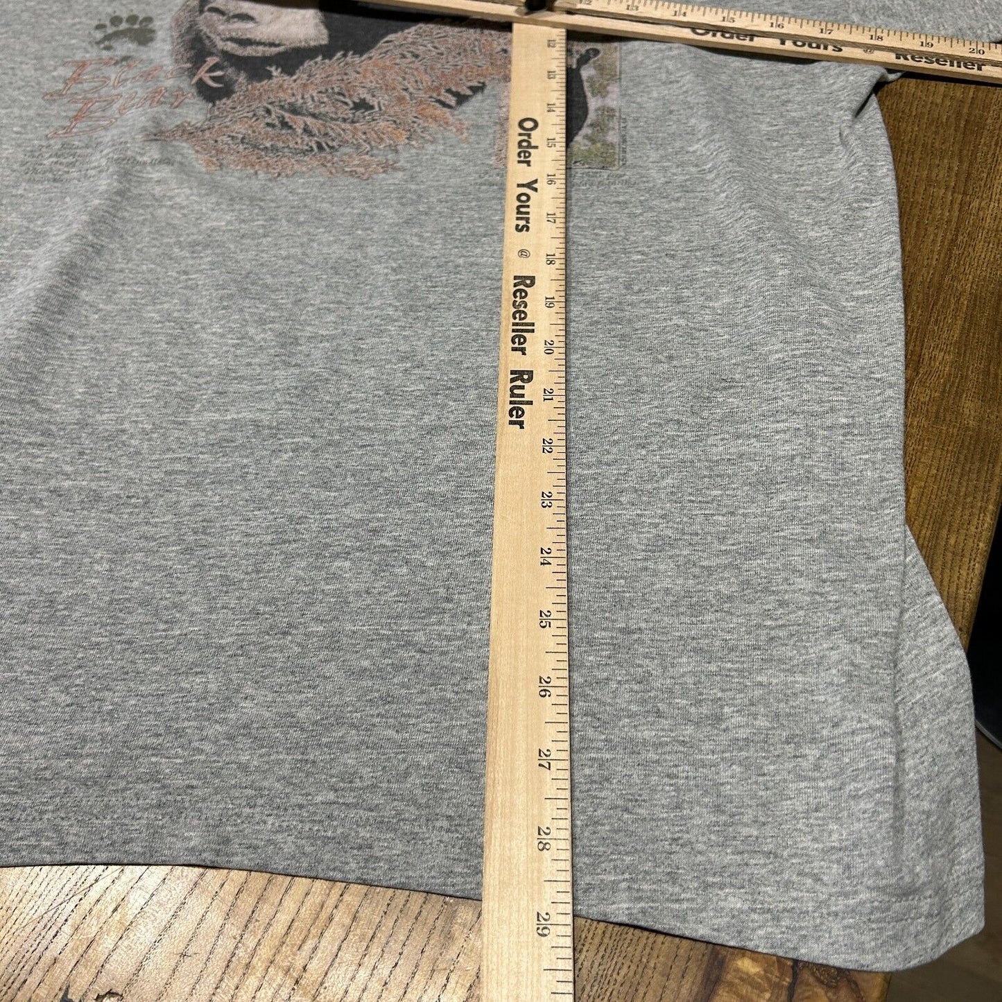 VINTAGE 90s | Black Bear Nature Graphic T-Shirt sz XL Adult