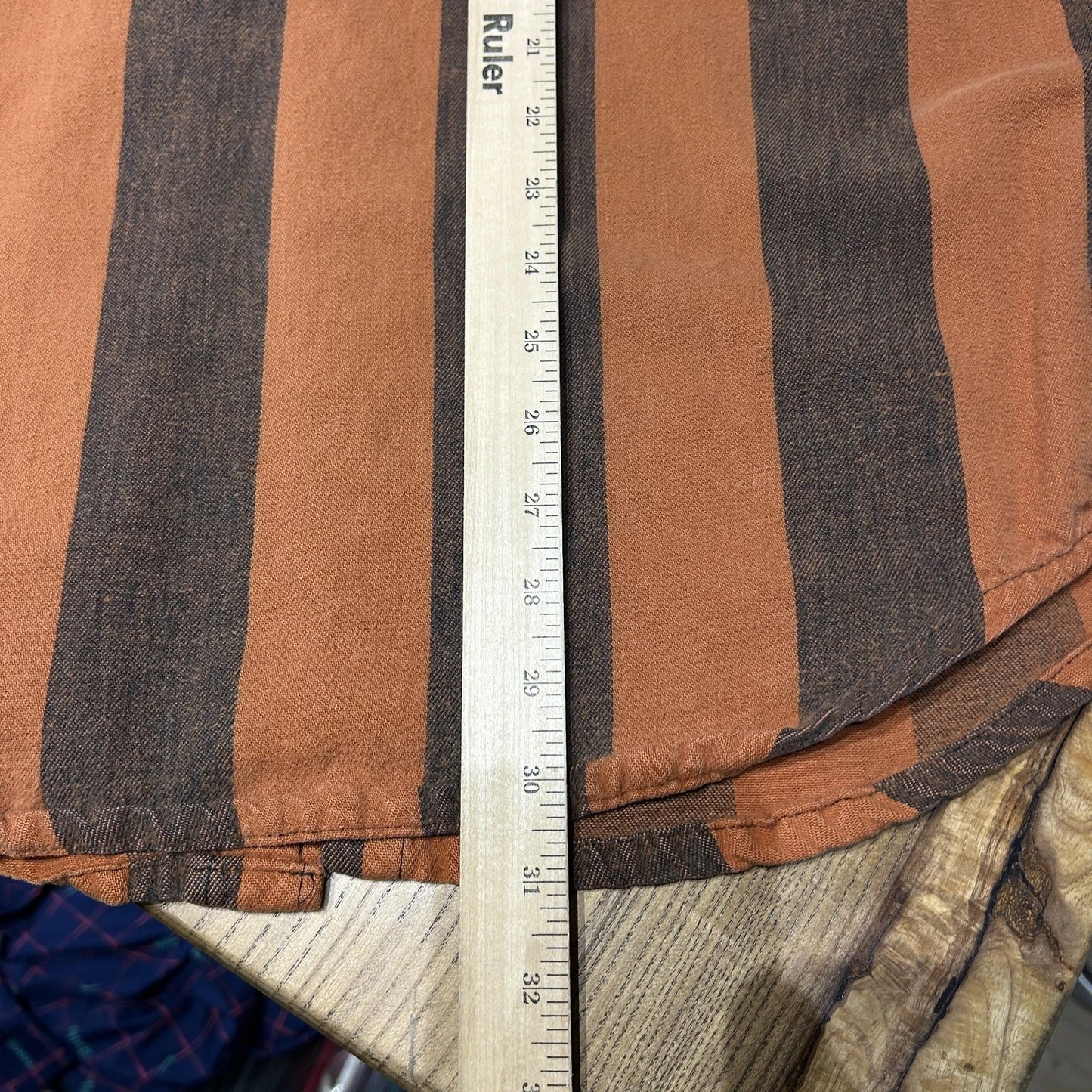 VINTAGE | Carhartt Rugged Outdoor Wear Striped Button Down Shirt sz L
