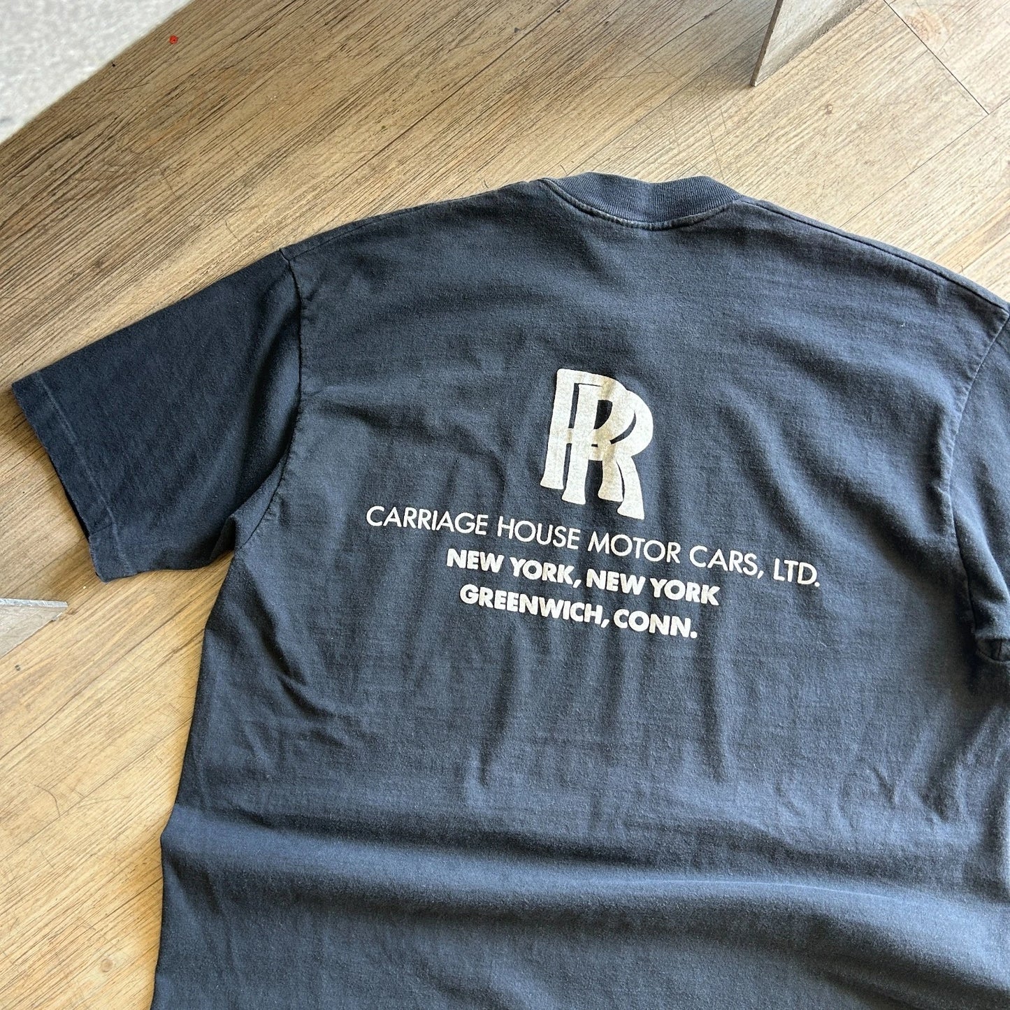 VINTAGE 90s | Bentley Rolls Royce NY Carriage House Car T-Shirt sz L/XL