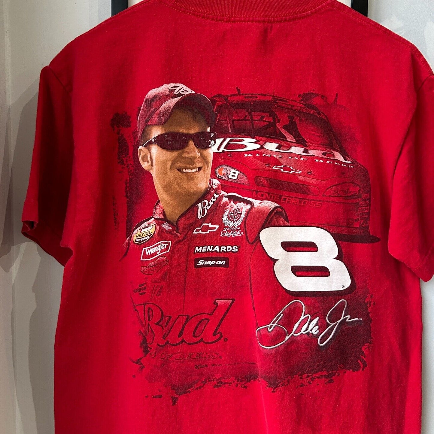 VINTAGE | Dale Earnhardt Budweiser Racing Chase Authentics T-Shirt sz M